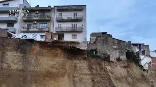 Frana a Niscemi: ultime ore, le case iniziano a cedere 28/1