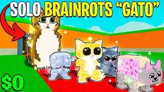 🐱 DE 0 a $100 Trilllones PERO *SOLO CON BRAINROTS DE GATO*