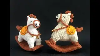Hướng dẫn m&oacute;c ngựa bập b&ecirc;nh b&eacute;o mập _ Tutorial crochet Rocking horse