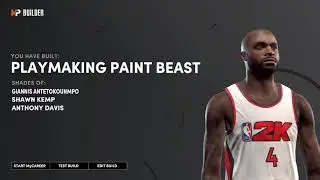NBA2K21 NEXT GEN DONT MAKE ANOTHER BIG!! BEST PLAYMAKING PAINT BEAST!! THIS BUILD IS OP!!!