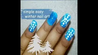 Winter Nail Art Designs Step By Step At Home Without Tools by Sharmin Akter