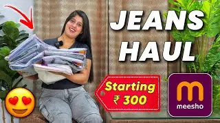 MEESHO JEANS haul👖 | JEANS for Girls & Women from Meesho | Must Have Bottom Starting From Rs.300/-