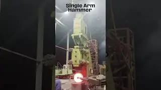 Blank Forging in Open Die Hammer | C Frame Hammer