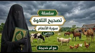 نفسك وامنياتك تتقن تلاوة القرآن بكل سهولة.. صفحة 132 سورة الأنعام/ مع أم خديجة 🌹 