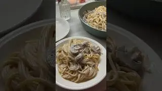 Сливочная паста с грибами 🤤