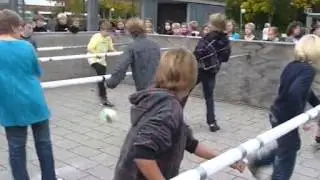 Finale: Menschenkicker-Turnier - Schulzentrum Saterland vs. Laurentius-Siemer-Gymnasium Ramsloh