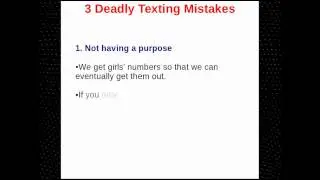 Texting a Girl You Like - 3 Texting Mistakes and How to Text Girls Effectively