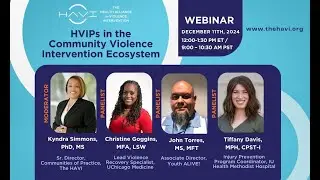 Hospital-Based Violence Intervention Programs in the Community Violence Intervention Ecosystem