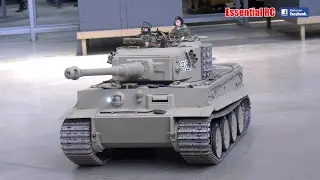 GIANT RC TIGER 1 TANK 1:6 SCALE (ARMORTEK) at BOVINGTON TANK MUSEUM [UltraHD & 4K]