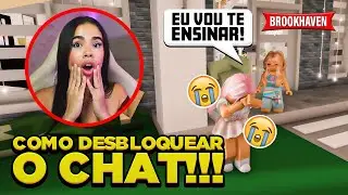 ENCONTREI UMA PESSOA COM CHAT DESBLOQUEADO EM BROOKHAVEN 
