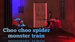 play choo choo spider monster train
