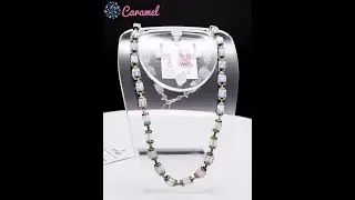 66592 бусы лунный камень гематит кубики 6,3мм