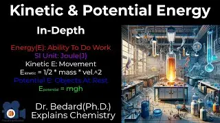 Kinetic & Potential Energy | In-depth | Explained by a Ph.D. Chemist #chemistry #science #education