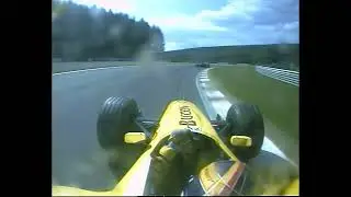 Spa 1999 F1 Race: Onboard compilation (Natural audio) [AI-enhanced]