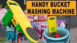 Portable Handy Bucket Washing Machine Demo And Full Review