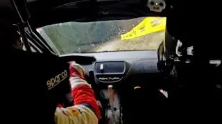 31. International J&auml;nner rally 2014 | Pierbach Arena spin | Rok Turk - Enej Ložnar (Peugeot 208 R2)