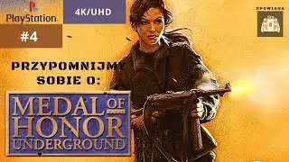 🔙🕹Przypomnijmy sobie o: MEDAL OF HONOR UNDERGROUND [#4] || GAMEPLAY PL 🎙🇵🇱 [PS✖️]⚪️[4K/UHD]