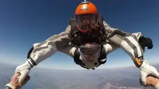 Nguyen parachutisme tandem avec Corine