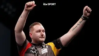 VAN DEN BERGH HITS A NINE-DARTER | The Coldest 9-Darter Ever? | ITV Sport