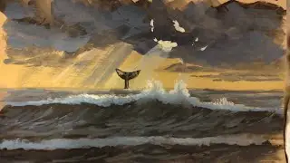 Dramatic Seascape   sketchbook