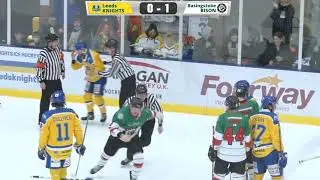Sam Zajac vs Adam Jones NIHL fight 16-1-22