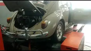 Fusca 1584 dupla weber gasolina dinam&ocirc;metro