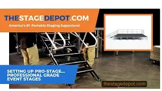 All about Pro-Stage Staging Professional Grade Heavy-Duty Event Stages from www.thestagedepot.com