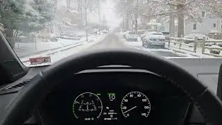 2023 Hybrid CRV AWD Snow Mode Demonstration