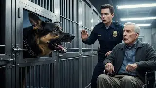 No One Wanted This “Aggressive German Shepherd—Until an Officer and Wheelchair Bound Veteran Saw the