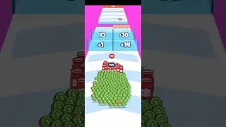FOOD RUN - Level Up Fruits (Satisfying Asmr Gameplay Mobile, Math Foods #gameplay #videogames #game