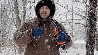 Распаковка и тестирование мини-бензопилы Zeeksaw 21 Volt