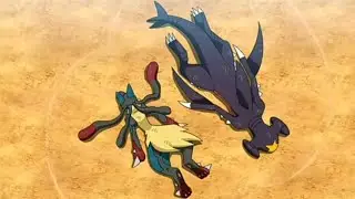 Ash Lucario vs Cynthia Garchomp !! Lucario created history !! Ash defeated Cynthia !!