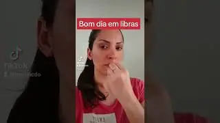 Como dizer BOM DIA em libras. #bomdia #goodmorning
