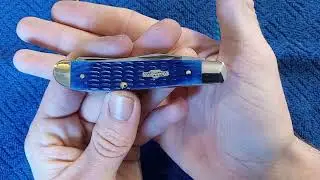 AN UNDERATED EDC KNIFE Case 6207 Mini Trapper Blue Rogers Jig Bone (Best Knives) Review