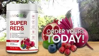 LiveGood Organic Super Reds | All-Natural Red Superfood Supplement