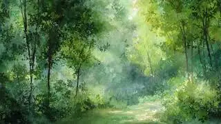 A Gentle Path Through the Morning Green