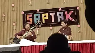 Shahid Parvez ji Sitar performance at Saptak music festival #saptak #classicalmusic #sitar  #tabla 