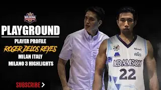 ADAMSON's New Weapon to its arsenal in Fil-Italian guard Roger Syvels delos Reyes.