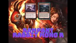 💥💥💥Rampant Rabbit | Mono Red | MTGA Alchemy | Mythic 75% Winrate
