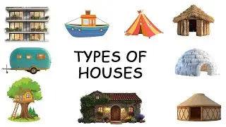 Types of houses | kutcha house and Pucca house| different types of houses | types of houses for kids