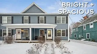 Modern Burlington VT Townhome for Sale | 2019 End Unit Near Leddy Park & Bike Path