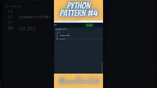 Pattern Print in Python #4 | Draw flower through Python | #shorts #viralshorts #python #shortvideo