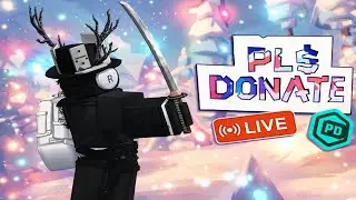 How Much Can You Make in 30 Days? | Roblox PLS DONATE LIVE SLEEP STREAM 🔴(Day 9)