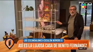 Benito Fern&aacute;ndez mostr&oacute; su casa por dentro
