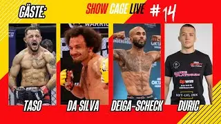 ShowCageLive #14 - der MMA Talk mit Michael Deiga-Scheck, Fedor Duric, Taso & Shawn da Silva