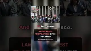 Lawyers Protest Trump&rsquo;s Attacks on the Legal System #crime #law #crisis