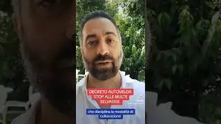 DECRETO 📜 AUTOVELOX CHE DISCIPLINA IL COLLOCAMENTO #foryou #perte #multa #autovelox #velox #patente