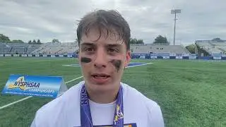 NYSPHSAA boys lacrosse class B post game interview with Jack Archer of Garden City.