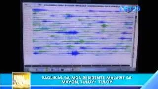 Forced evacuation in Albay, ongoing