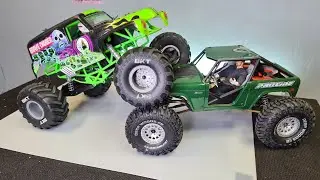 Редкий зверь в России. Monster Jam Grave Digger RC - The Axial SMT10